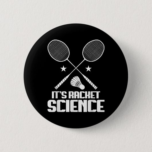 Badminton-Schläger Wissenschaft Shuttle Spieler Ba Button (Vorderseite)