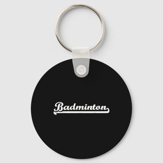 Badminton schlüsselanhänger (Vorderseite)