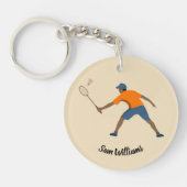 Badminton Schlüsselanhänger (Vorderseite)
