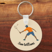 Badminton Schlüsselanhänger (Vorderseite)