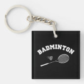 Badminton Schlüsselanhänger (Vorderseite)