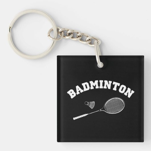 Badminton Schlüsselanhänger (Vorderseite)