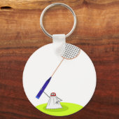 Badminton Schlüsselanhänger (Vorderseite)