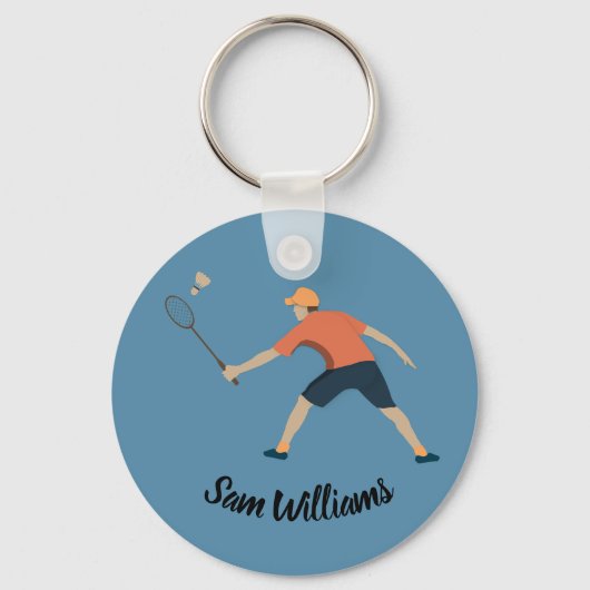 Badminton Schlüsselanhänger (Vorderseite)
