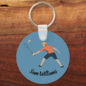 Badminton Schlüsselanhänger (Vorderseite)