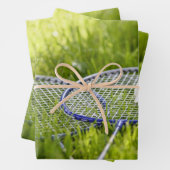 Badminton-Set zum Gehen Geschenkpapier Set (Beispiel)