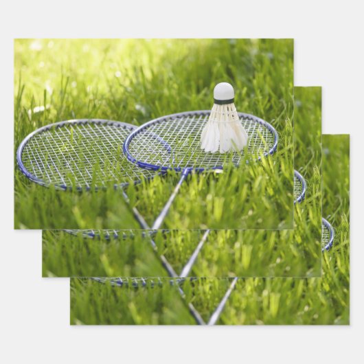 Badminton-Set zum Gehen Geschenkpapier Set (Set)