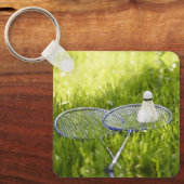 Badminton-Set zum Gehen Schlüsselanhänger (Vorderseite)