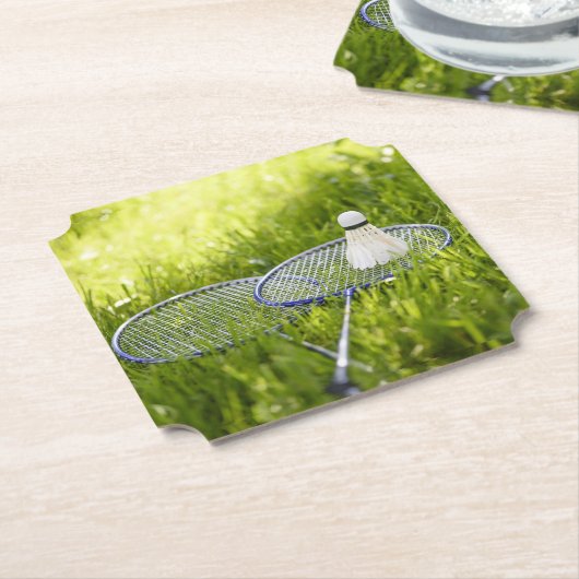 Badminton-Set zum Gehen Untersetzer (angewinkelt)
