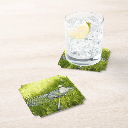 Badminton-Set zum Gehen Untersetzer (Vor Ort)