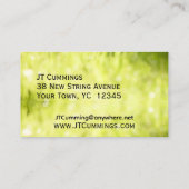 Badminton-Set zum Gehen Visitenkarte (Rückseite)