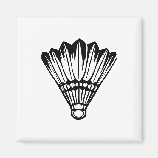 Badminton Shuttle 4 Magnet (Vorne)
