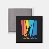 Badminton Shuttle Art Sport Magnet (Vorderseite/Rückseite)