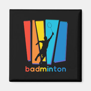 Badminton Shuttle Art Sport Magnet