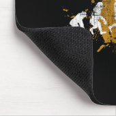 Badminton Shuttle Badminton Player Evolution Mousepad (Ecke)