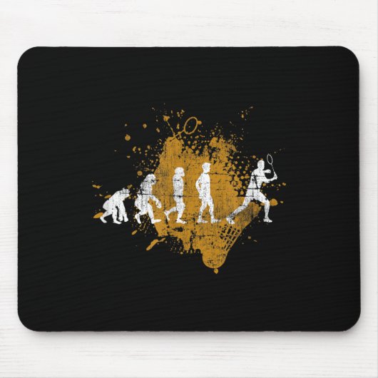 Badminton Shuttle Badminton Player Evolution Mousepad (Vorne)