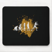 Badminton Shuttle Badminton Player Evolution Mousepad (Vorne)
