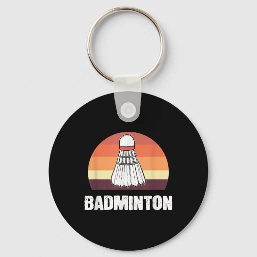 Badminton Shuttle Badminton Player Schlüsselanhänger (Vorderseite)