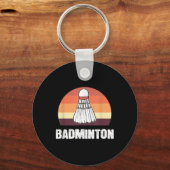 Badminton Shuttle Badminton Player Schlüsselanhänger (Vorderseite)