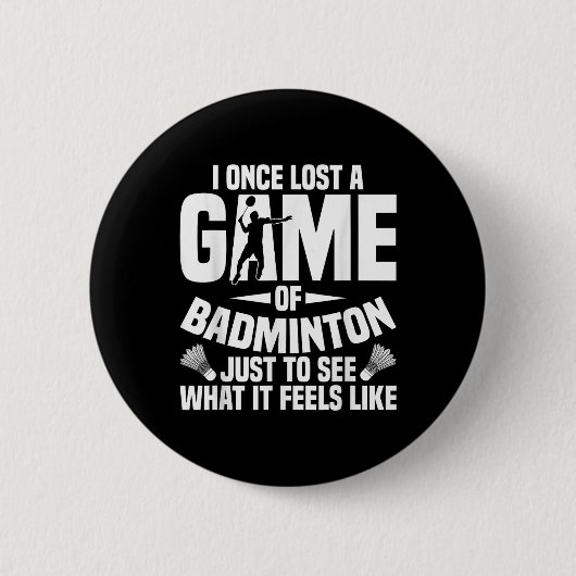 Badminton Shuttle einmal verloren Shuttle Player B Button (Vorderseite)