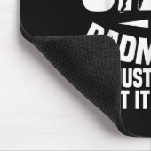 Badminton Shuttle einmal verloren Shuttle Player B Mousepad (Ecke)