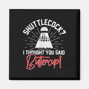 Badminton-Shuttle-Enthusiast Sports-Schläger-Train Magnet