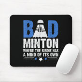 Badminton-Shuttle-Enthusiast Sports-Schläger-Train Mousepad (Mit Mouse)