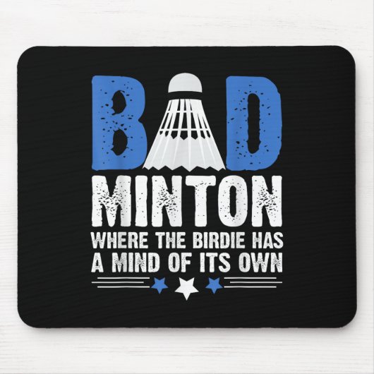 Badminton-Shuttle-Enthusiast Sports-Schläger-Train Mousepad (Vorne)