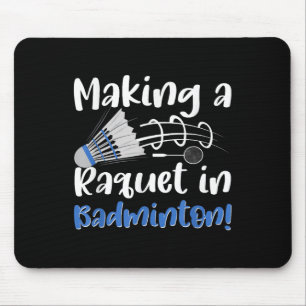 Badminton-Shuttle-Enthusiast-Sportsschläger-Traine Mousepad