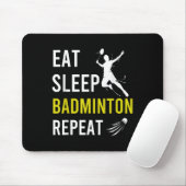 Badminton Shuttle essen Sleep Wiederholung Badmint Mousepad (Mit Mouse)