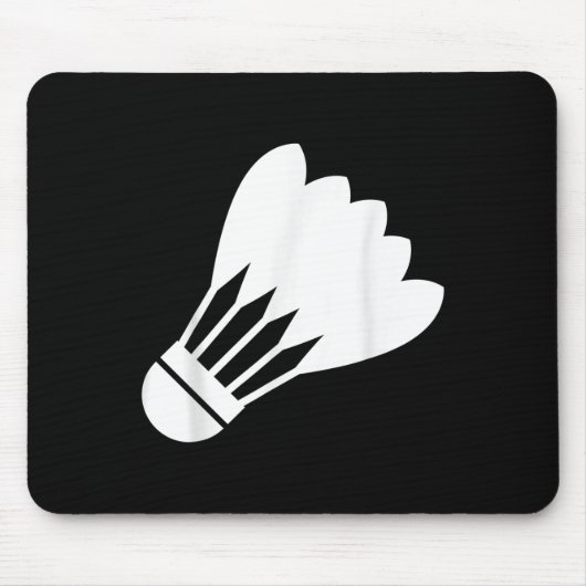 Badminton Shuttle Funny Sport Player Cooles Gesche Mousepad (Vorne)
