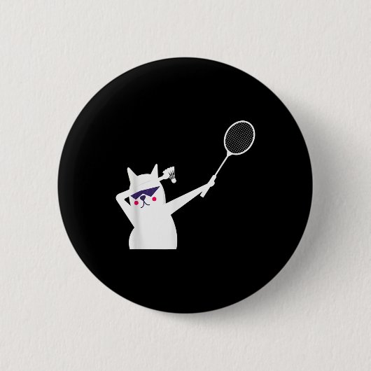 Badminton Shuttle für Männer Frauen Kinder Button (Vorderseite)