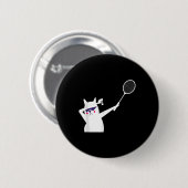 Badminton Shuttle für Männer Frauen Kinder Button (Vorne & Hinten)