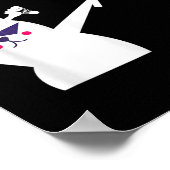 Badminton Shuttle für Männer Frauen Kinder Poster (Ecke)