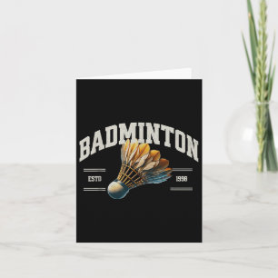 Badminton Shuttle Karte