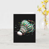 Badminton Shuttle Karte (Gelbe Blume)