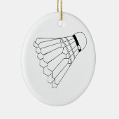 Badminton Shuttle Keramikornament (Rechts)