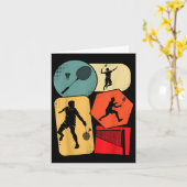 Badminton Shuttle Kids Boys Youth Men Karte (Gelbe Blume)