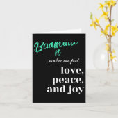 Badminton Shuttle Liebe Peace Joy Racket Sport Karte (Gelbe Blume)