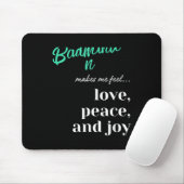 Badminton Shuttle Liebe Peace Joy Racket Sport Mousepad (Mit Mouse)