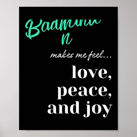 Badminton Shuttle Liebe Peace Joy Racket Sport Poster (Vorne)