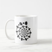 Badminton Shuttle Liebe Team Player Coach Kaffeetasse (Links)