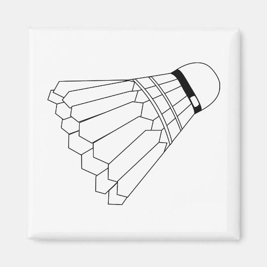 Badminton Shuttle Magnet (Vorne)