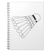 Badminton Shuttle Notizblock (Vorderseite)