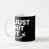 Badminton Shuttle, nur anschlagen, Strik a Shuttle Kaffeetasse (Links)