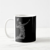 Badminton Shuttle Player Kaffeetasse (Links)