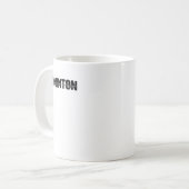 Badminton Shuttle Player - Team Racquet Ekg Heartb Kaffeetasse (Vorderseite Links)