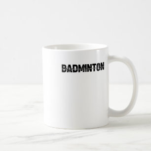 Badminton Shuttle Player - Team Racquet Ekg Heartb Kaffeetasse