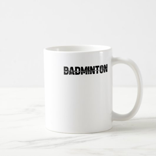 Badminton Shuttle Player - Team Racquet Ekg Heartb Kaffeetasse (Rechts)