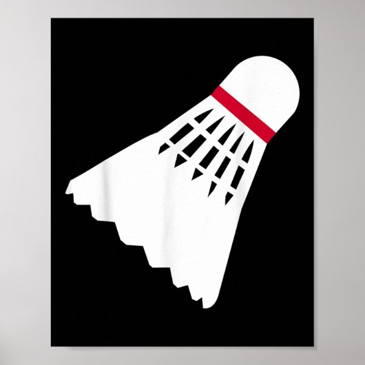 Badminton Shuttle Poster (Vorne)